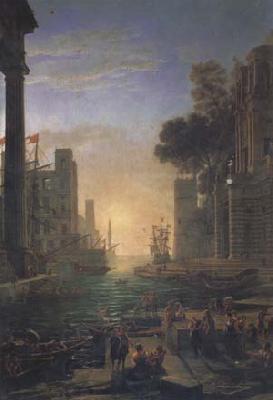 Claude Lorrain Port of Ostia with the Embarkation of St Paula (mk17) China oil painting art